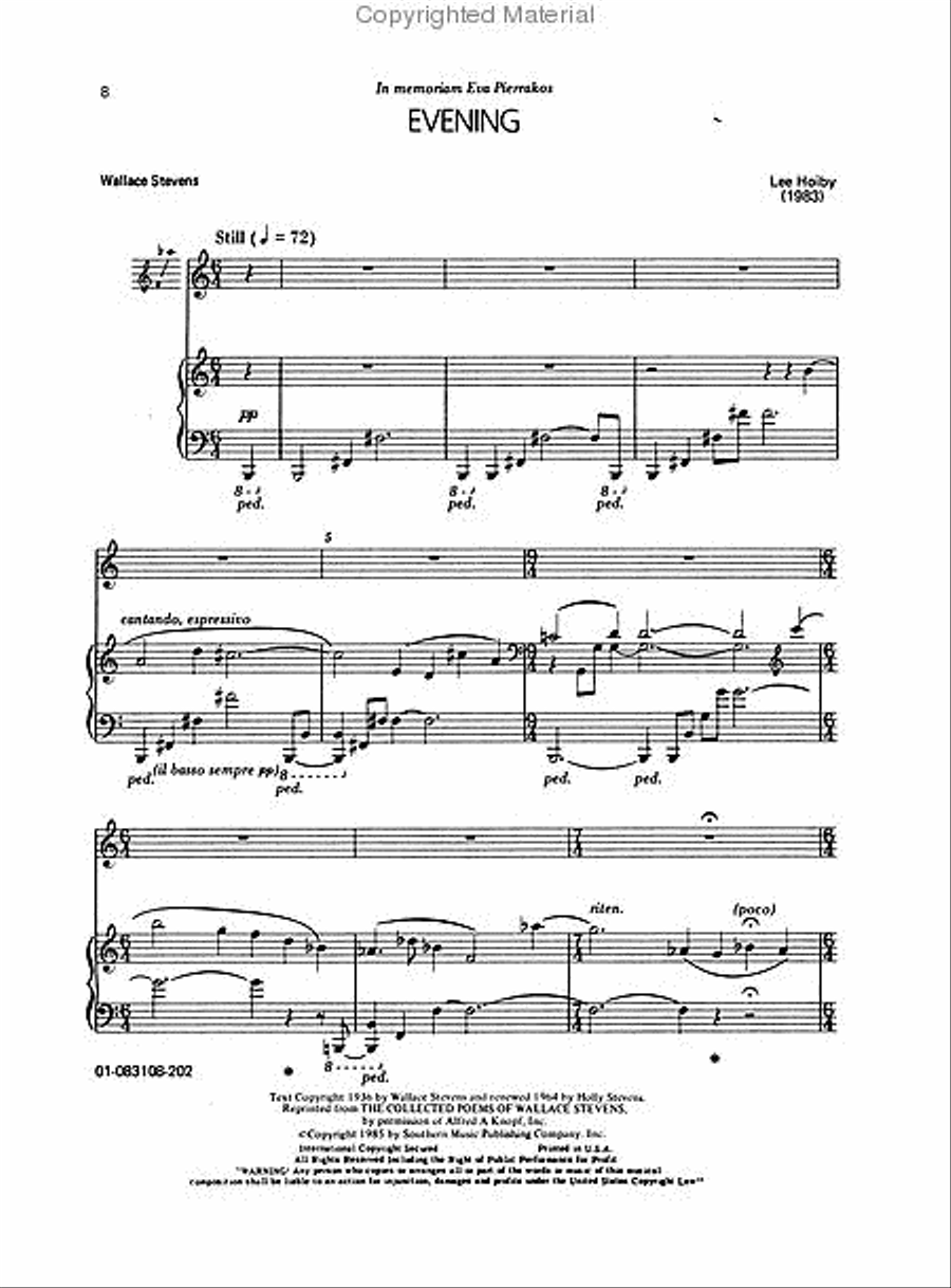 Songs for Leontyne High Voice scores gallery preview page 3
