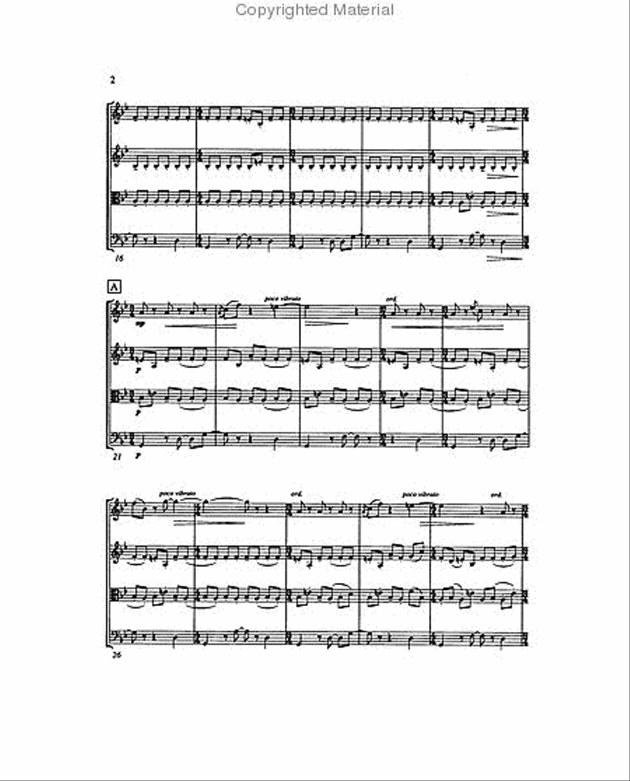 Metro Chabacano String Quartet scores gallery preview page 3