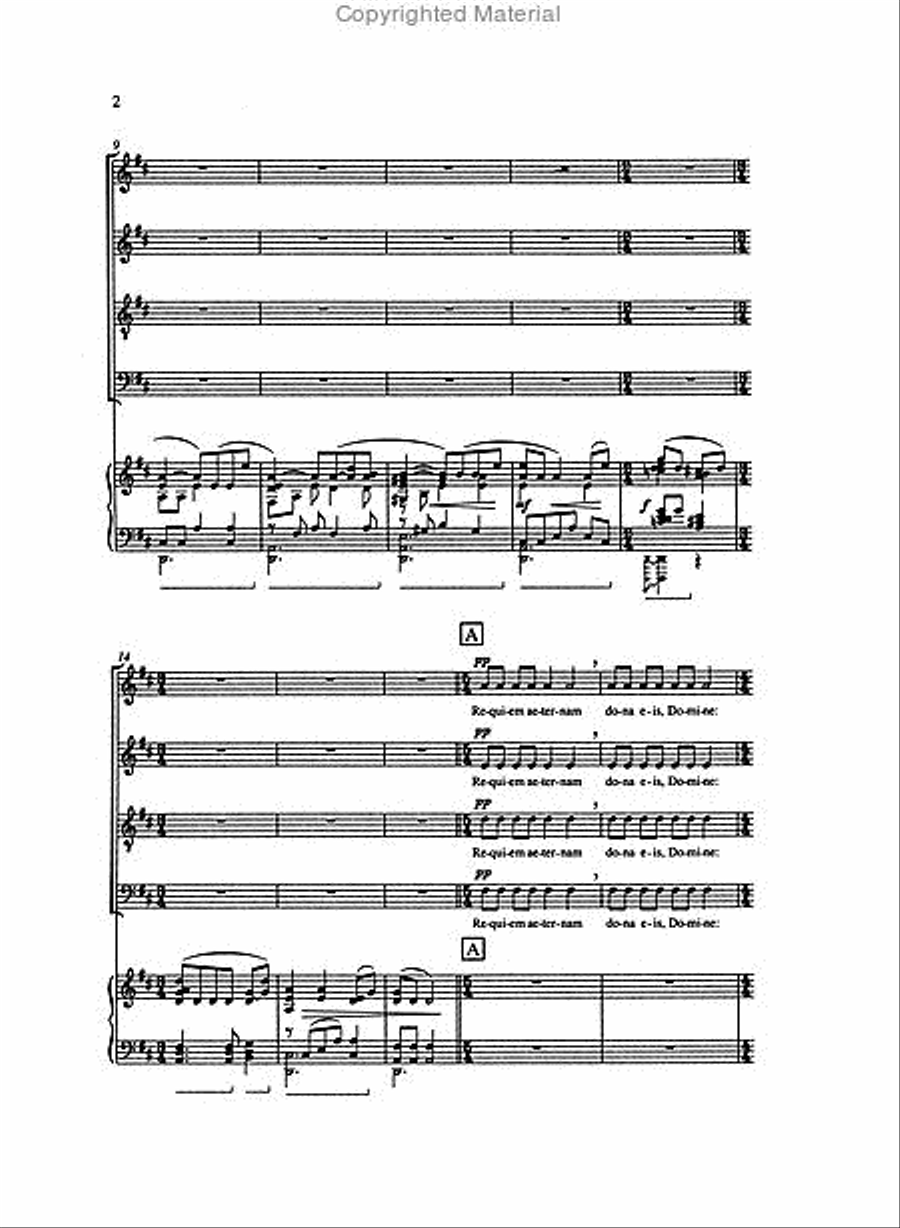 Lux Aeterna 4-Part scores gallery preview page 3