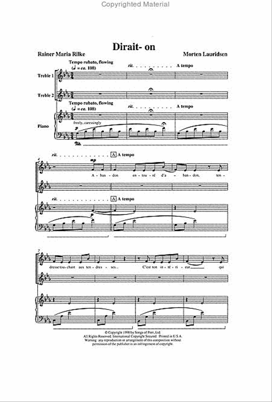 Dirait-on SSAA scores gallery preview page 2