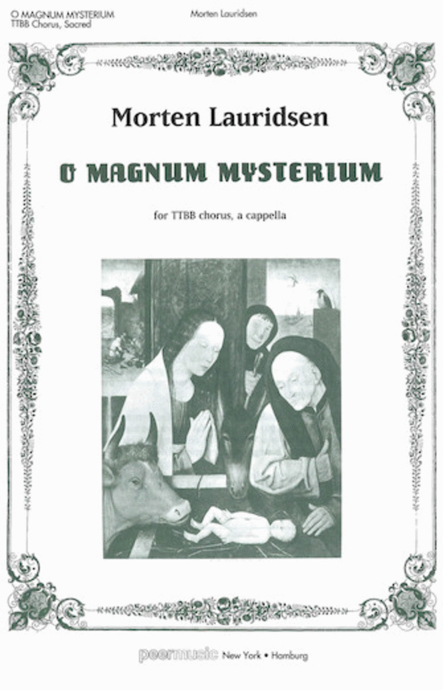 O Magnum Mysterium TTBB scores gallery preview page 1