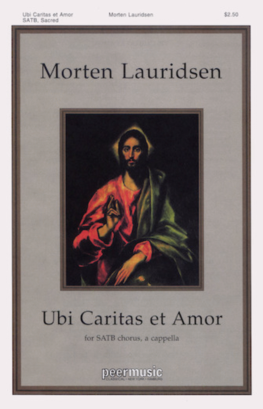 Ubi caritas et amor 4-Part scores gallery preview page 1