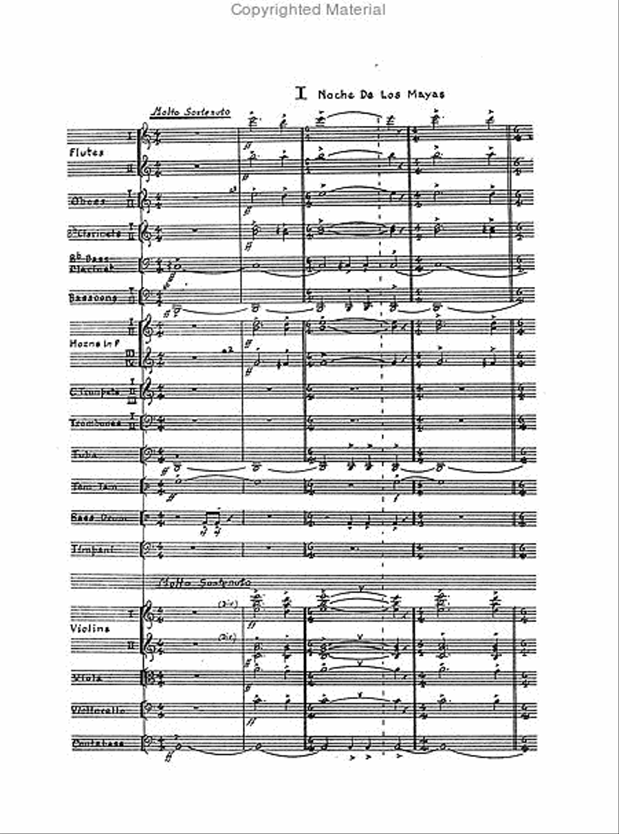 La Noche de los Mayas Orchestra scores gallery preview page 2