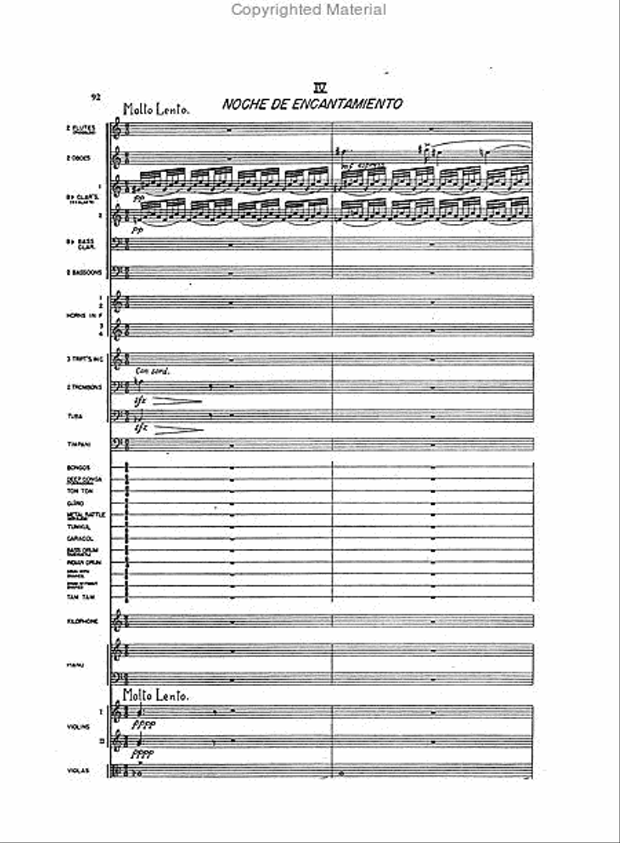 La Noche de los Mayas Orchestra scores gallery preview page 4