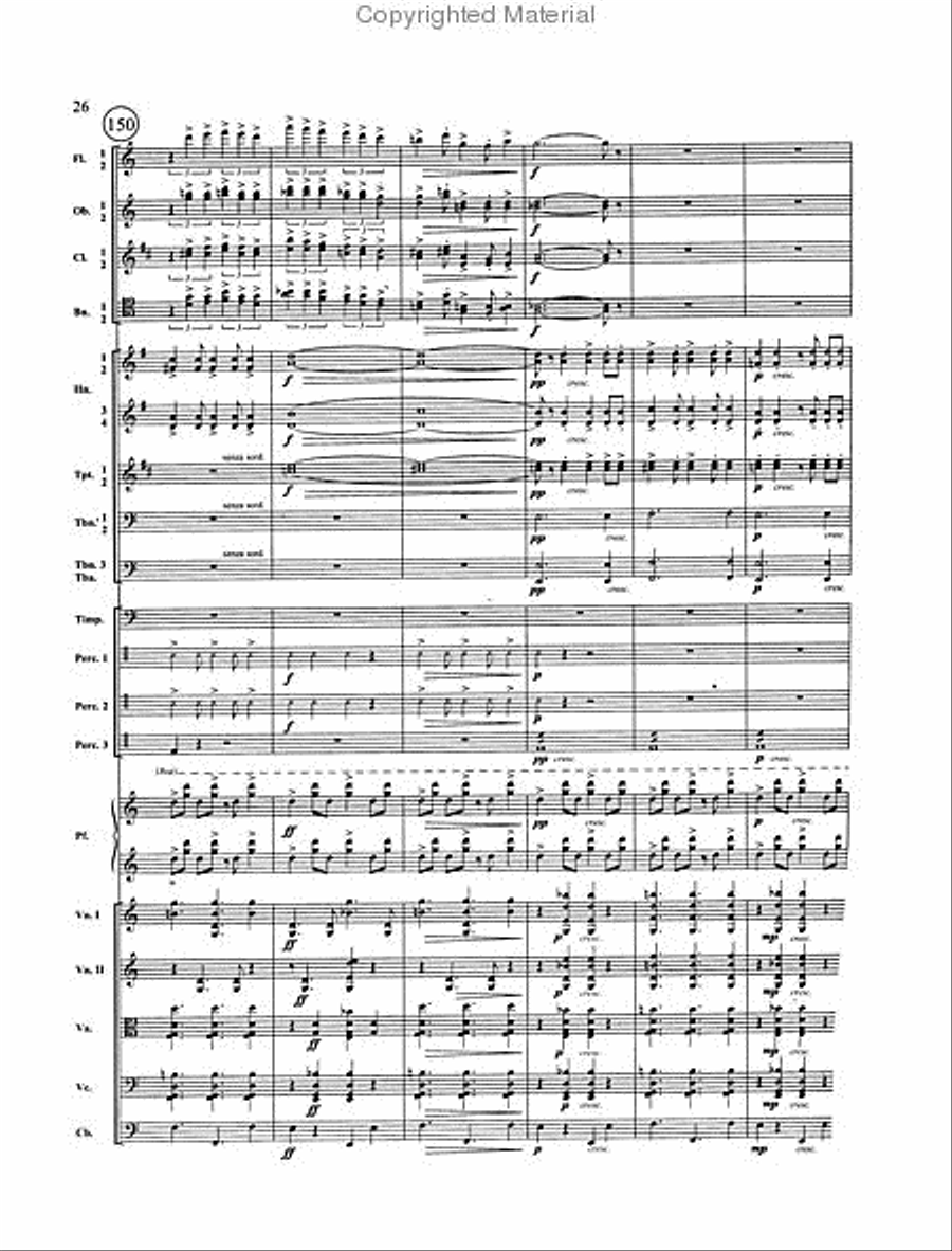 Danzón No. 2 Full Orchestra scores gallery preview page 4