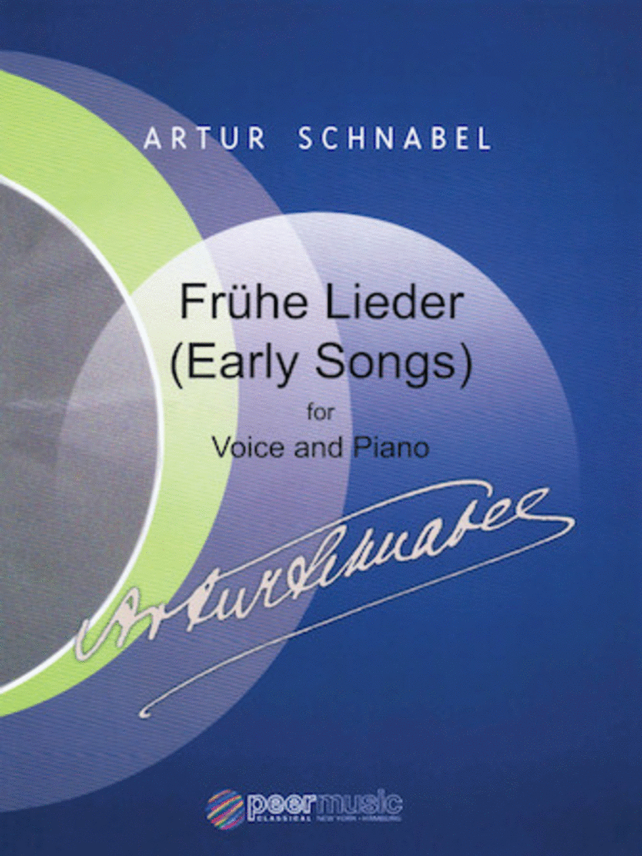 Fruhe Lieder (Early Songs) Medium Voice scores gallery preview page 1