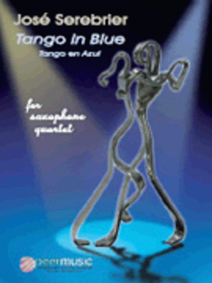 Tango in Blue Saxophone Quartet scores gallery preview page 1
