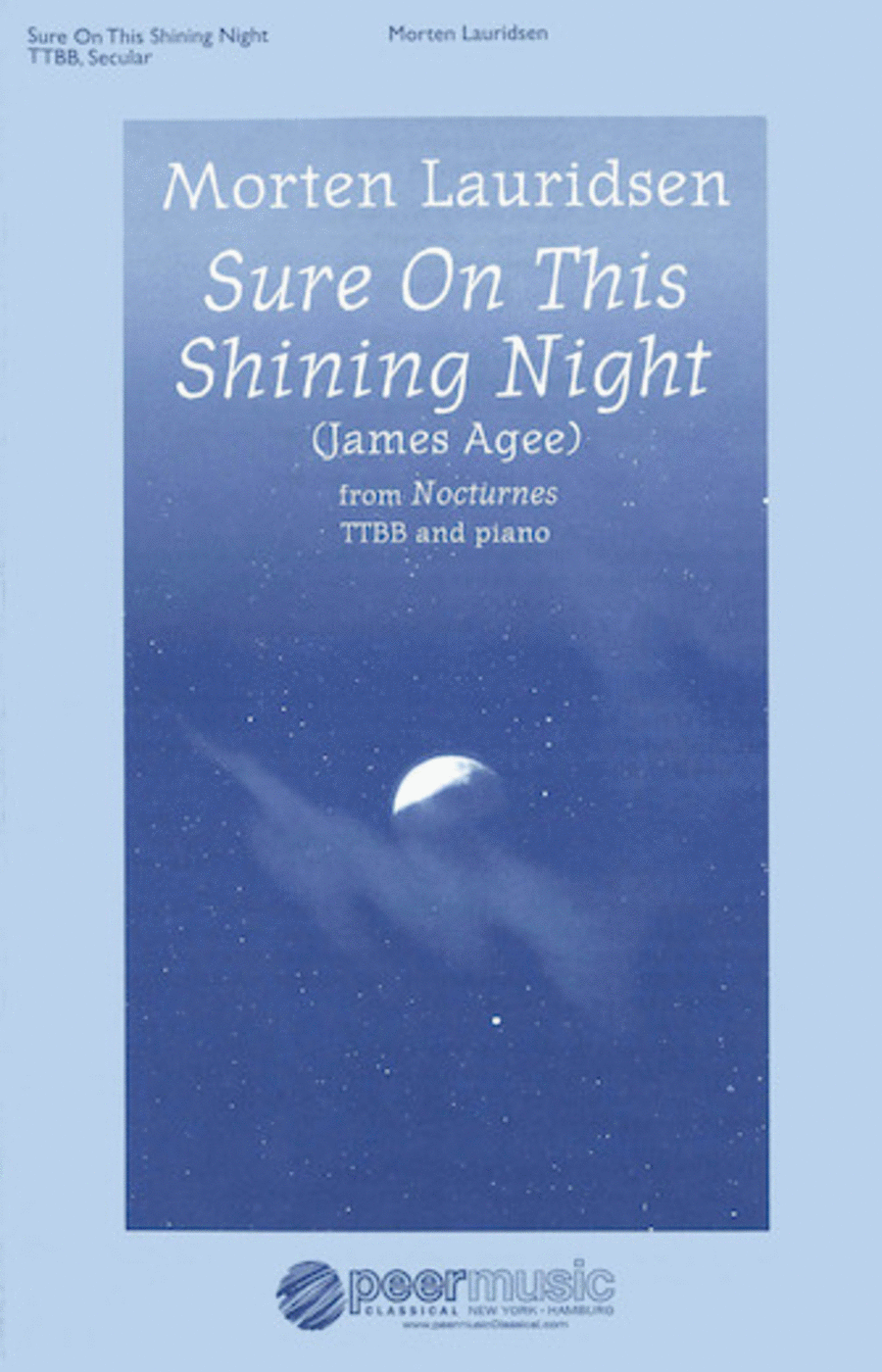 Sure on This Shining Night TTBB scores gallery preview page 1