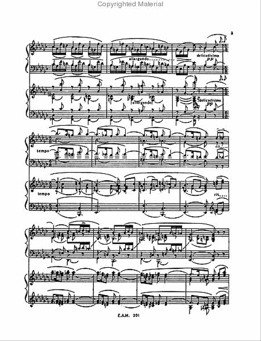 Tres Romances Argentinos Piano Duet scores gallery preview page 3