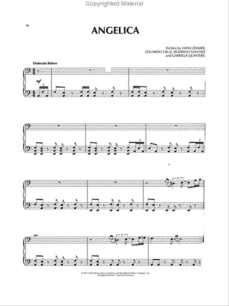 The Pirates of the Caribbean – On Stranger Tides Piano Solo scores gallery preview page 3