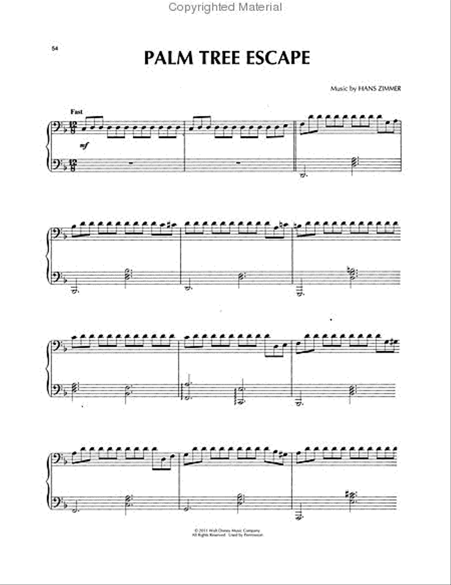 The Pirates of the Caribbean – On Stranger Tides Piano Solo scores gallery preview page 4