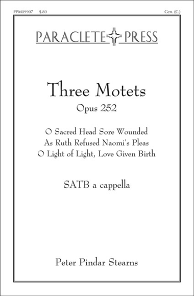Three Motets Op. 252 - No. 2 As Ruth Refused Naomi's Pleas