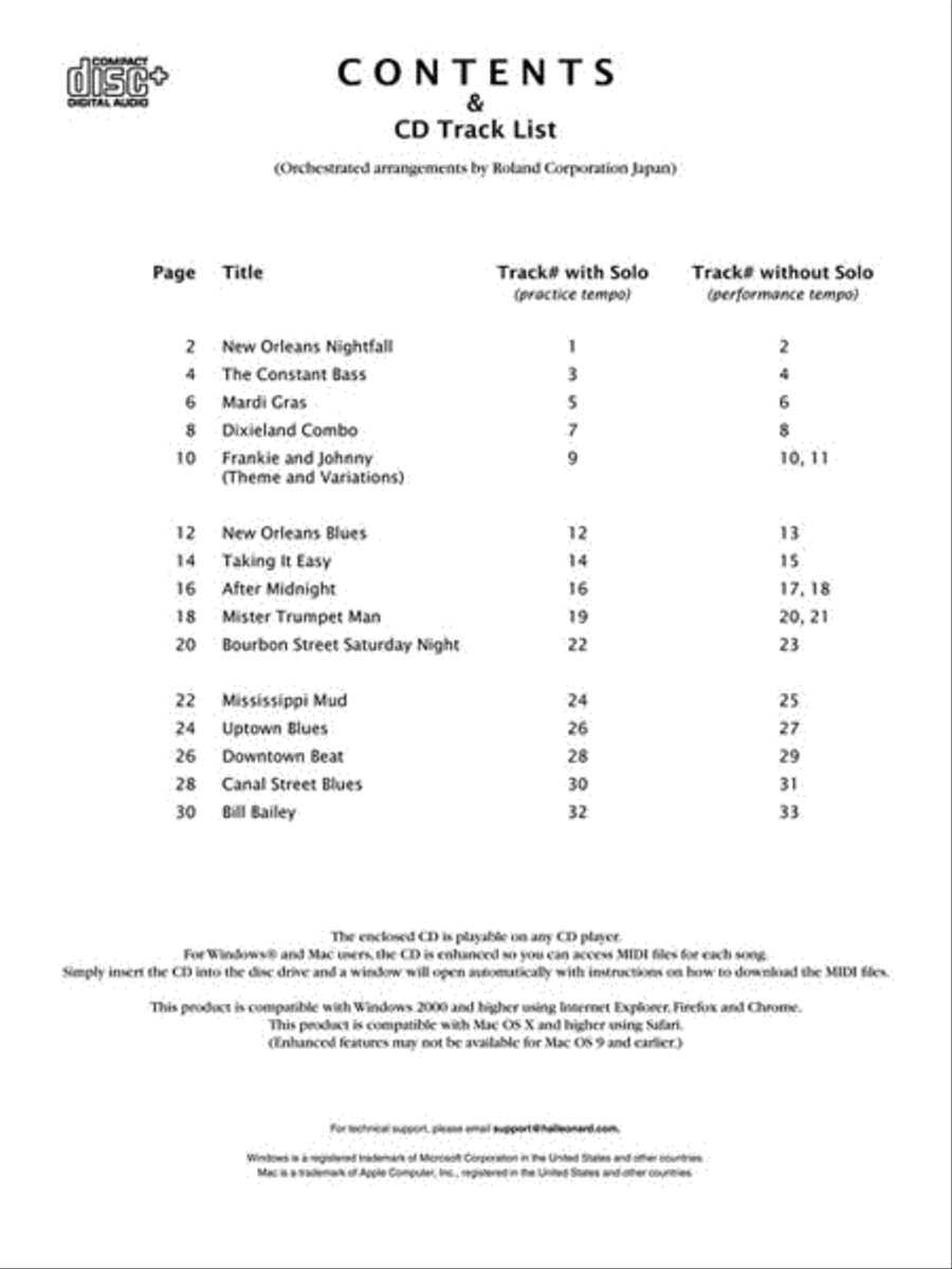 New Orleans Jazz Styles – Complete Piano Solo scores gallery preview page 2