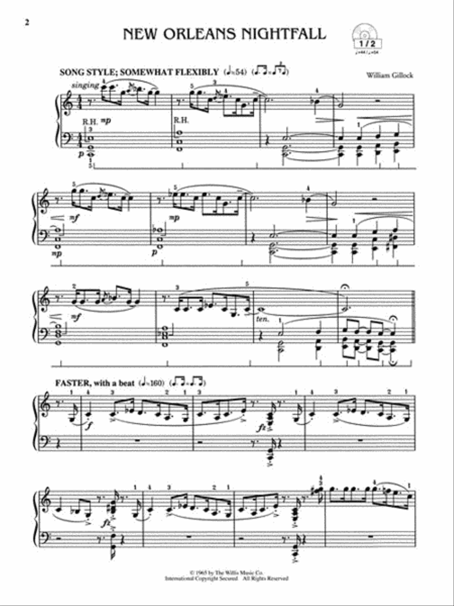 New Orleans Jazz Styles – Complete Piano Solo scores gallery preview page 3
