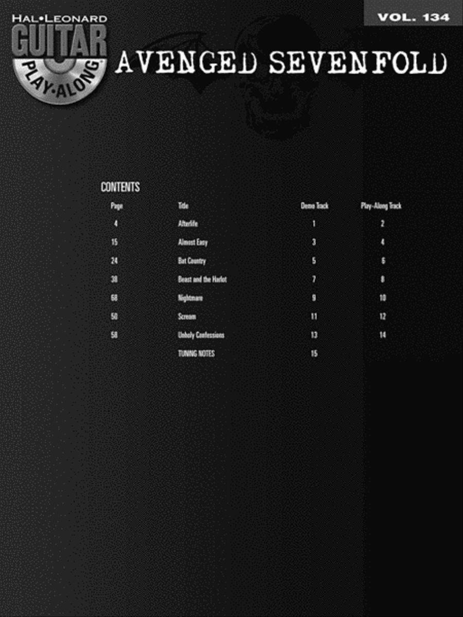Avenged Sevenfold scores gallery preview page 3