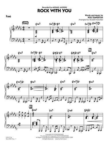 Rock With You - Piano