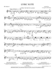 Lyric Suite - Bb Clarinet 1