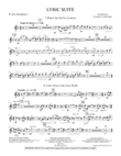 Lyric Suite - Eb Alto Saxophone 1
