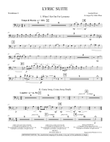 Lyric Suite - Trombone 2