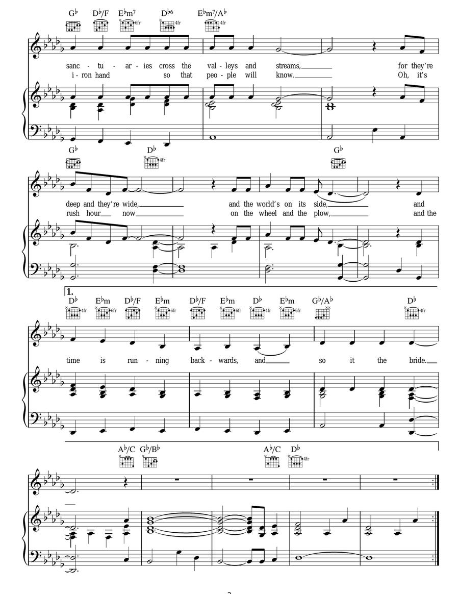 Ring Them Bells Acoustic Guitar scores gallery preview page 2