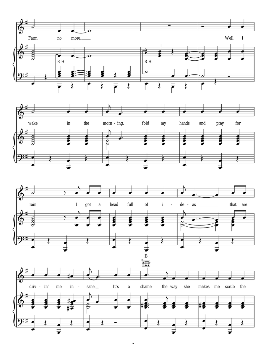 Maggie's Farm Maggie's Farm Acoustic Guitar scores gallery preview page 2