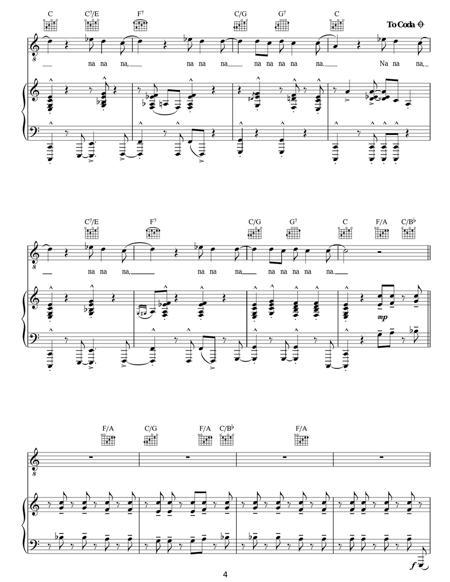 Take Me To The Pilot Take Me To The Pilot Acoustic Guitar scores gallery preview page 4