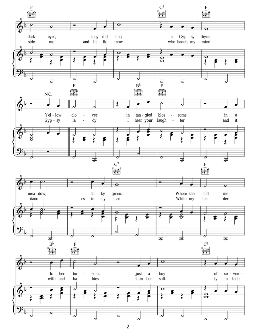 I Recall A Gypsy Woman I Recall A Gypsy Woman Acoustic Guitar scores gallery preview page 2