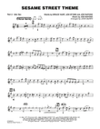 Sesame Street Theme - Part 2 - Eb Alto Sax