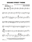 Sesame Street Theme - Part 3 - Bb Tenor Sax