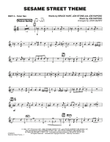 Sesame Street Theme - Part 4 - Bb Tenor Sax