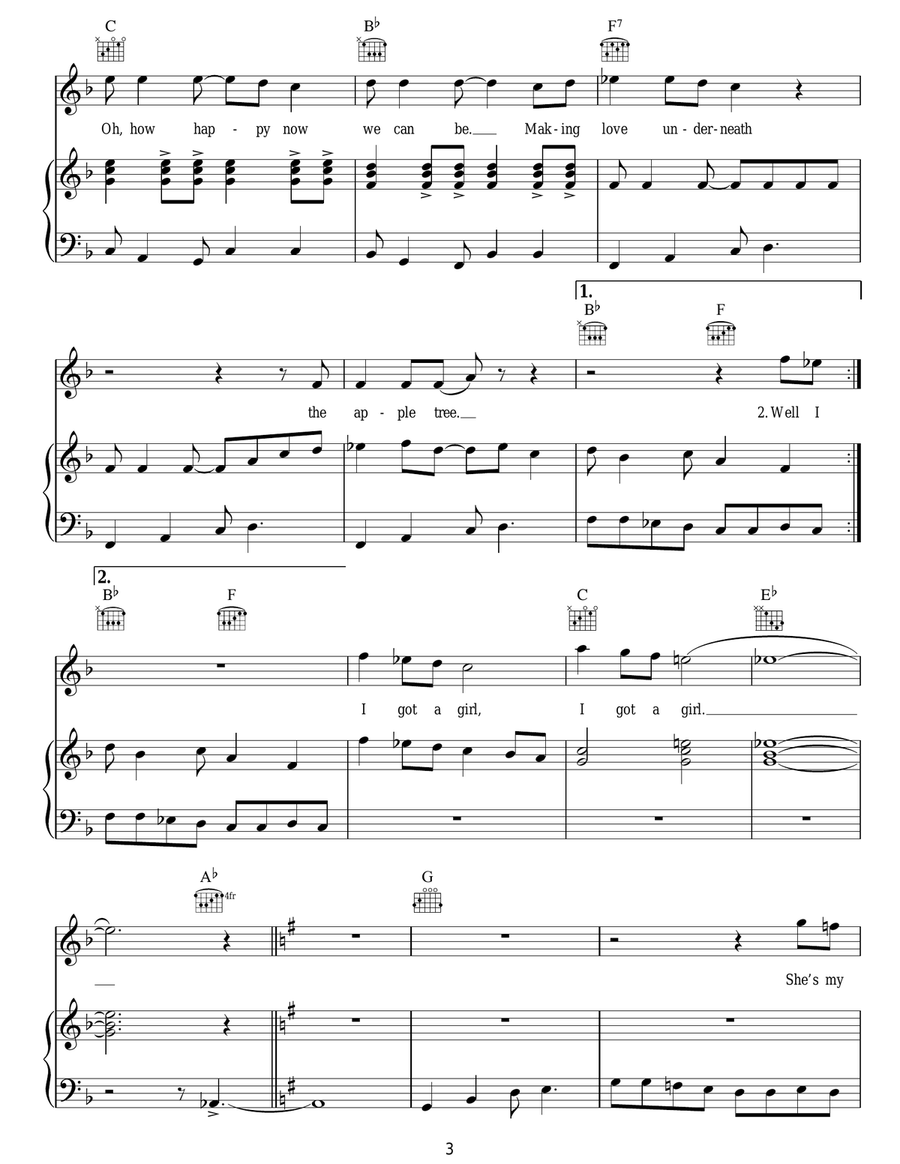 Bony Moronie Bony Moronie Guitar scores gallery preview page 3