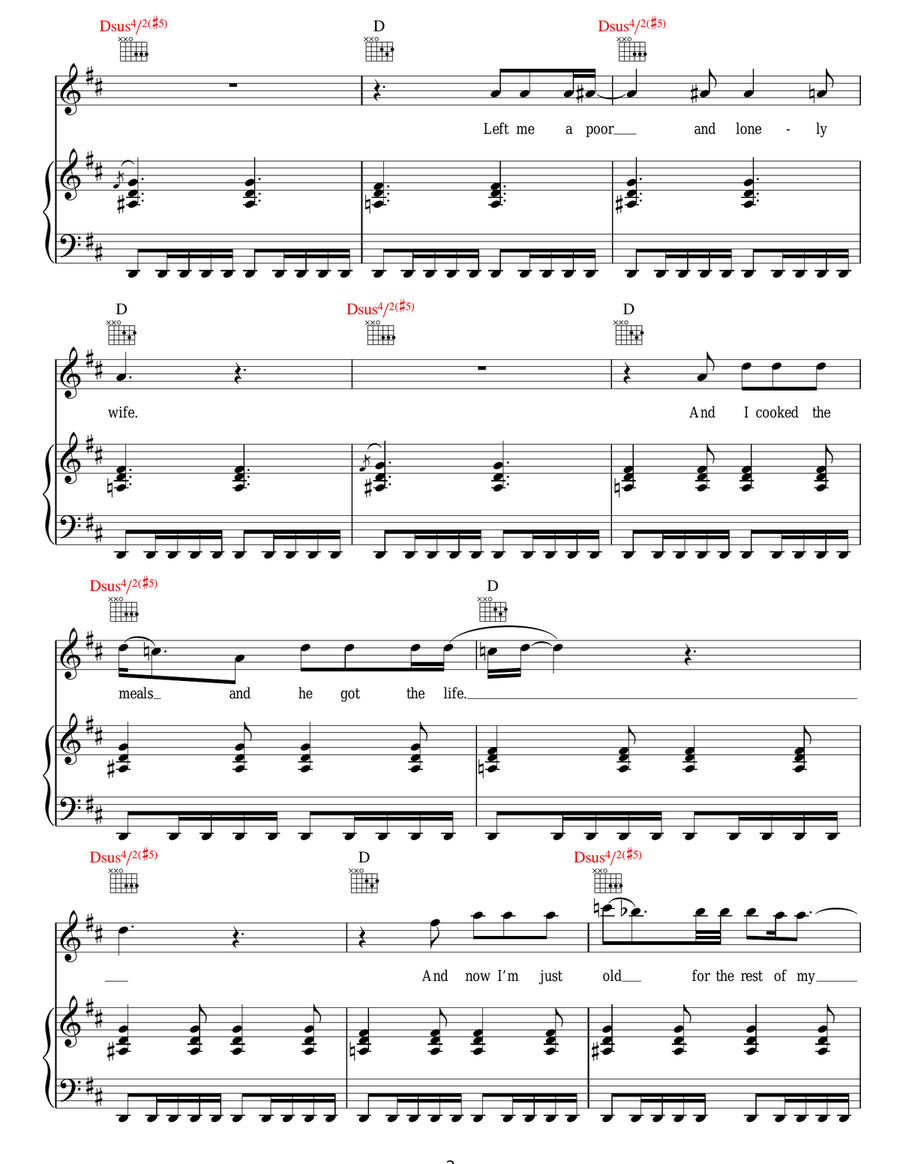 I Speak Because I Can I Speak Because I Can Acoustic Guitar scores gallery preview page 2