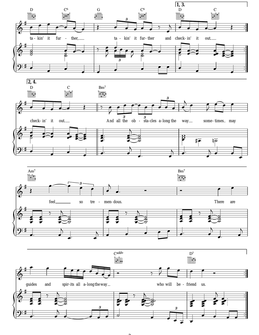 Checkin' It Out Checkin' It Out Acoustic Guitar scores gallery preview page 2