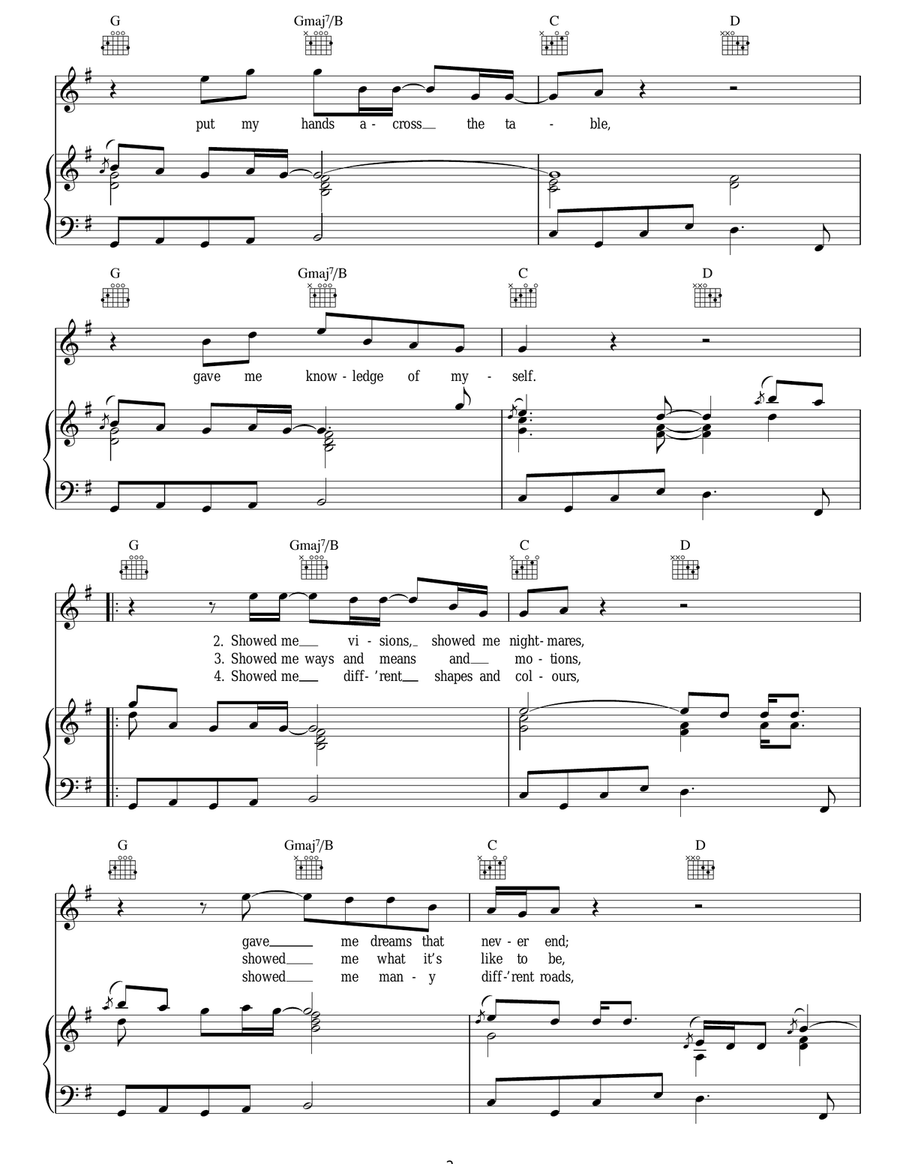 Tore Down A La Rimbaud Tore Down A La Rimbaud Acoustic Guitar scores gallery preview page 2