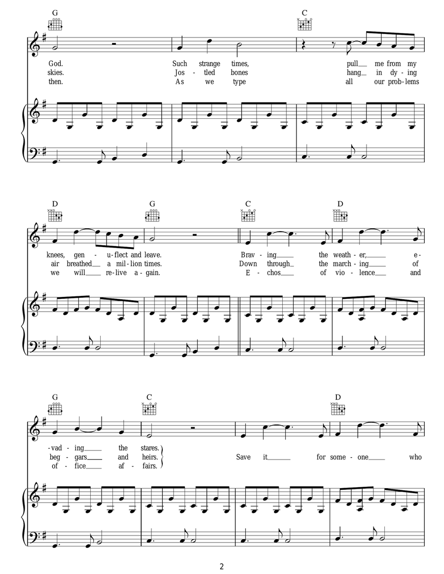 Save It For Someone Who Cares Acoustic Guitar scores gallery preview page 2