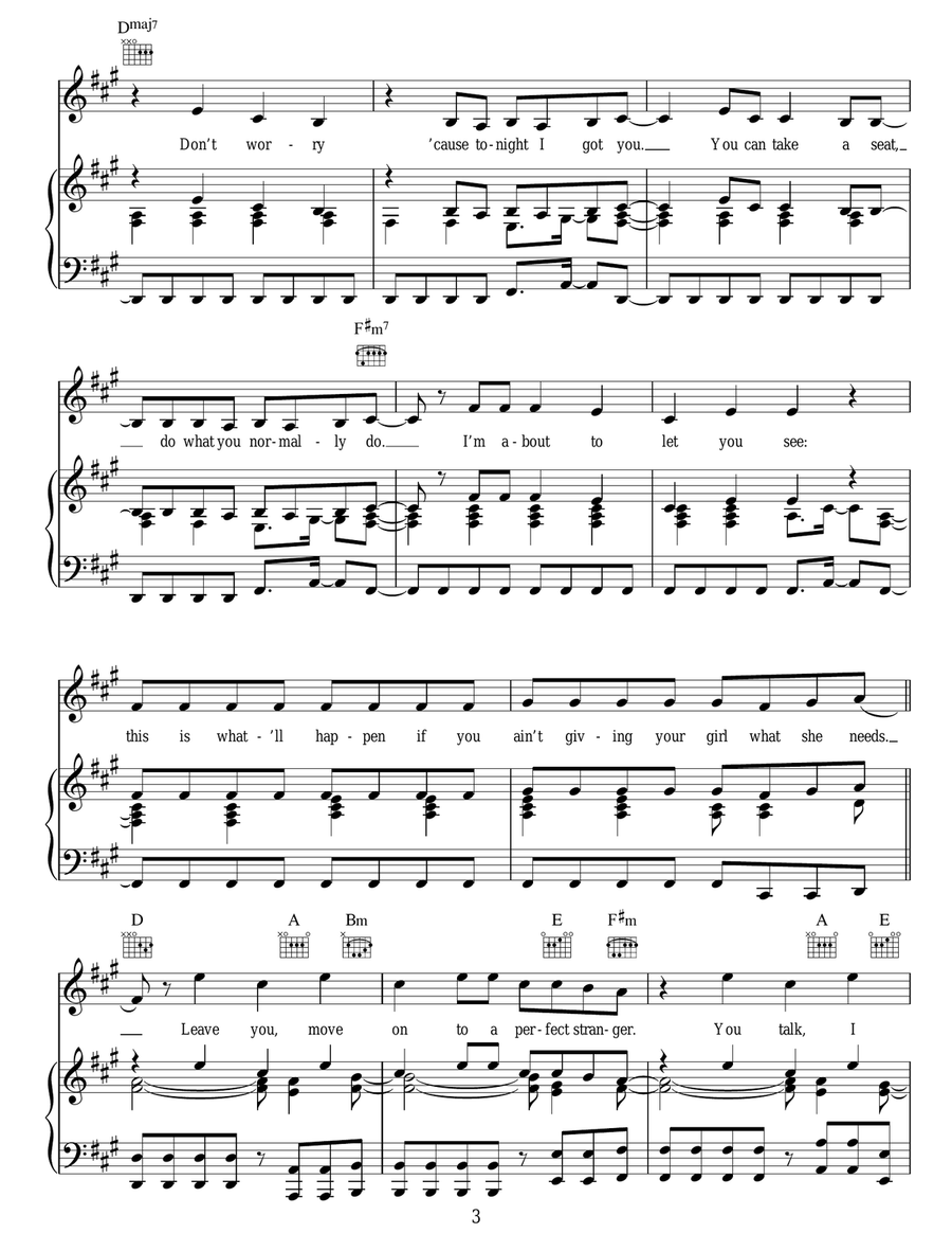 Get Outta My Way Get Outta My Way Acoustic Guitar scores gallery preview page 3