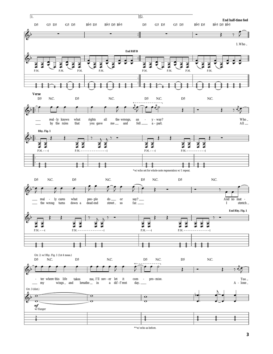 Good Day To Die Good Day To Die Acoustic Guitar scores gallery preview page 3