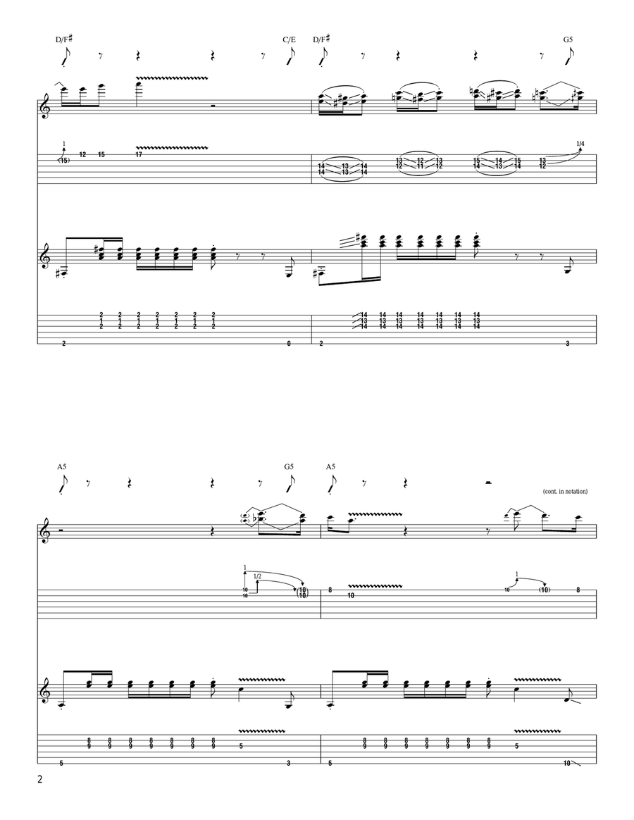 Bridge To Better Days Acoustic Guitar scores gallery preview page 2