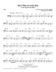 Isn't This A Lovely Day (To Be Caught In The Rain)? - Bass