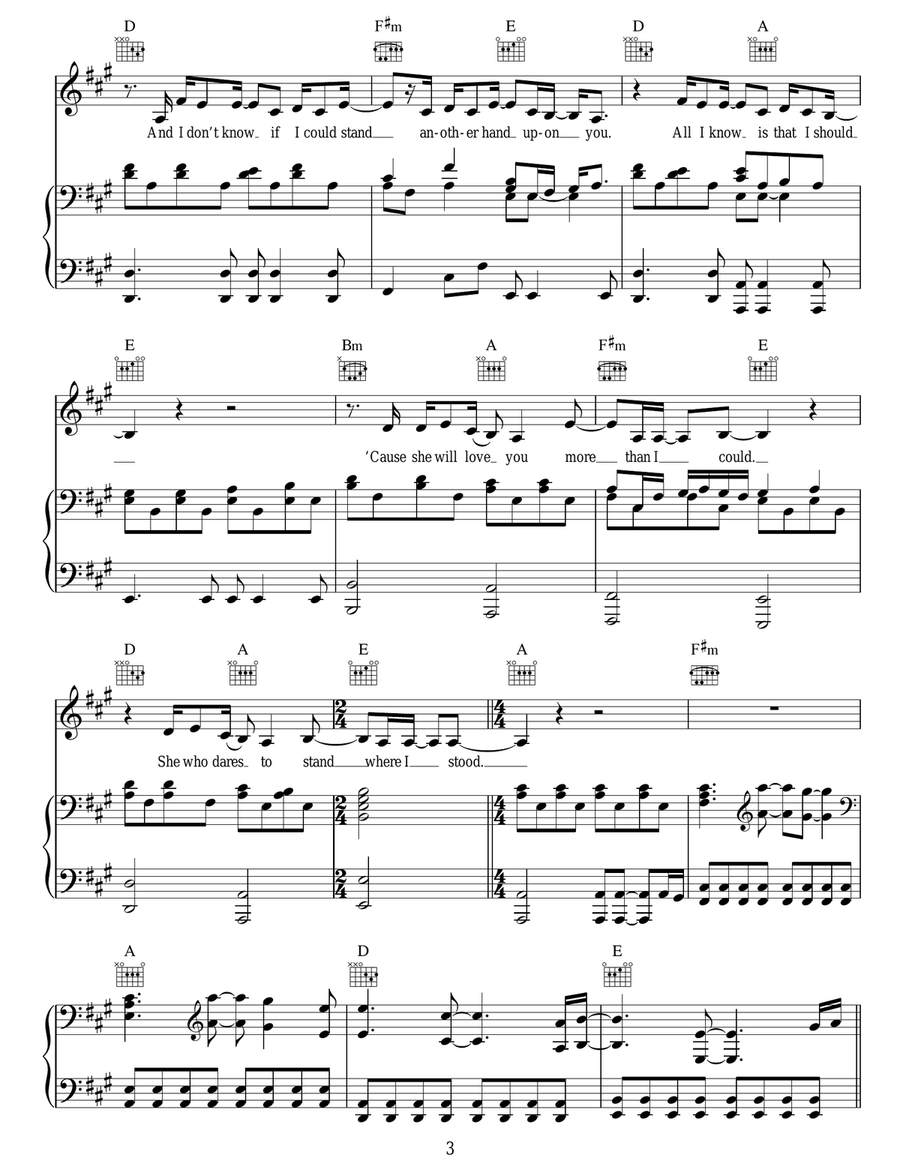 Where I Stood Where I Stood Acoustic Guitar scores gallery preview page 3