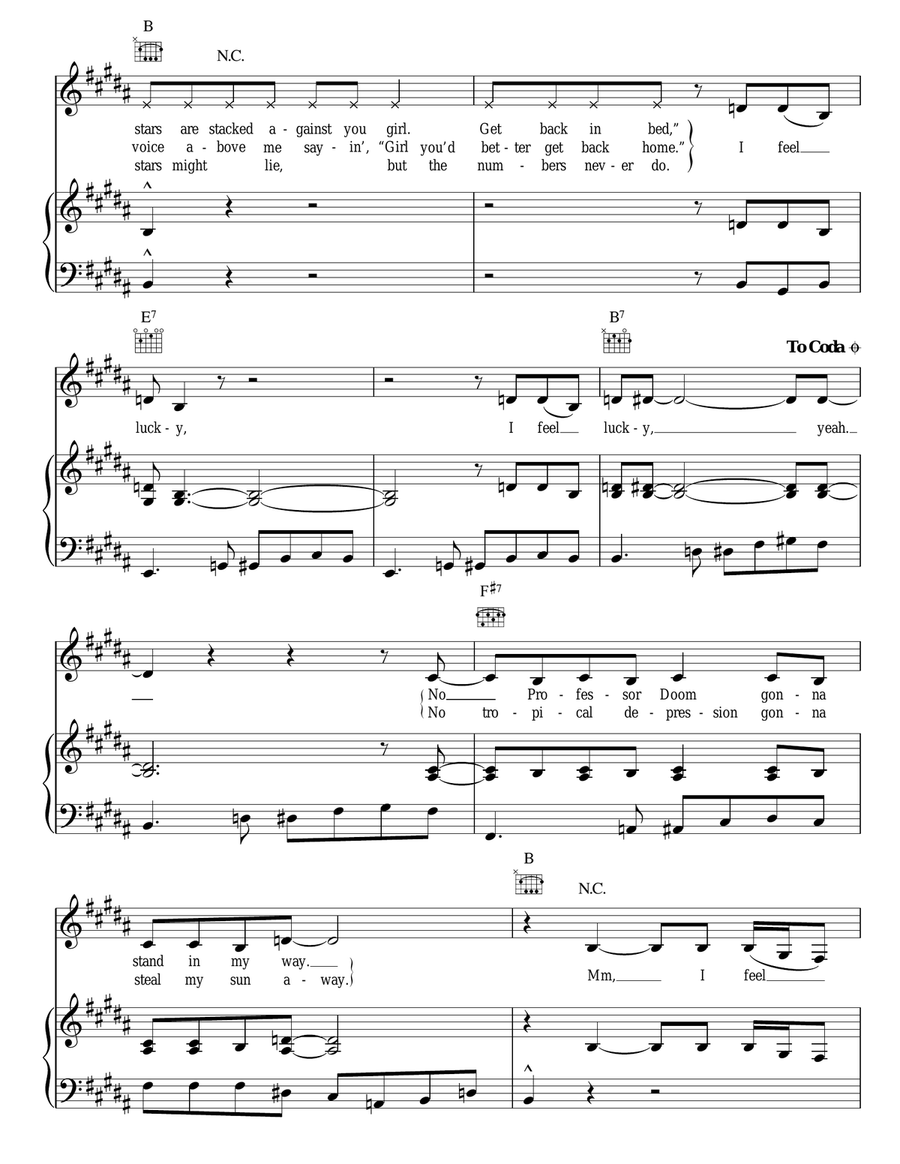 I Feel Lucky I Feel Lucky Guitar scores gallery preview page 3