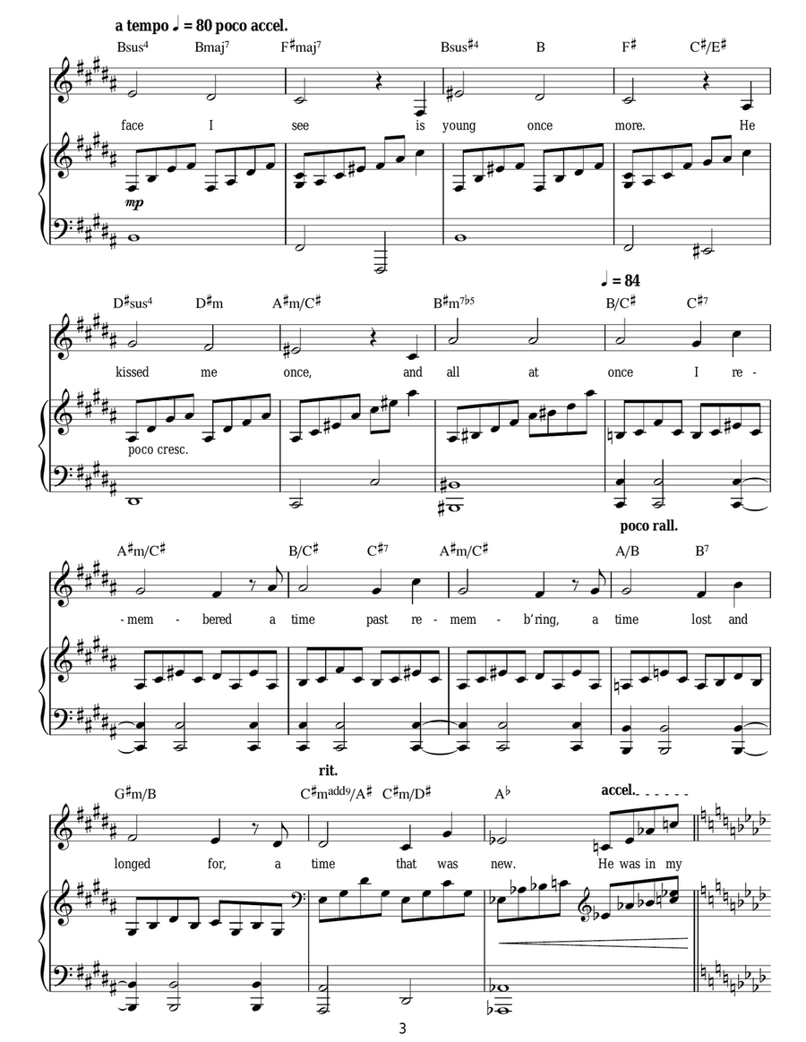The Face I See The Face I See Guitar scores gallery preview page 3