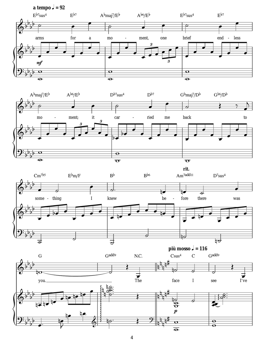 The Face I See The Face I See Guitar scores gallery preview page 4