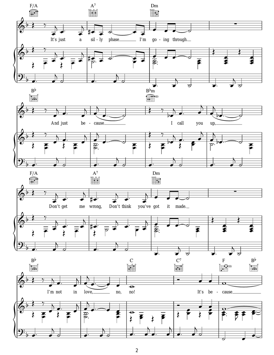 I'm Not In Love I'm Not In Love Acoustic Guitar scores gallery preview page 2