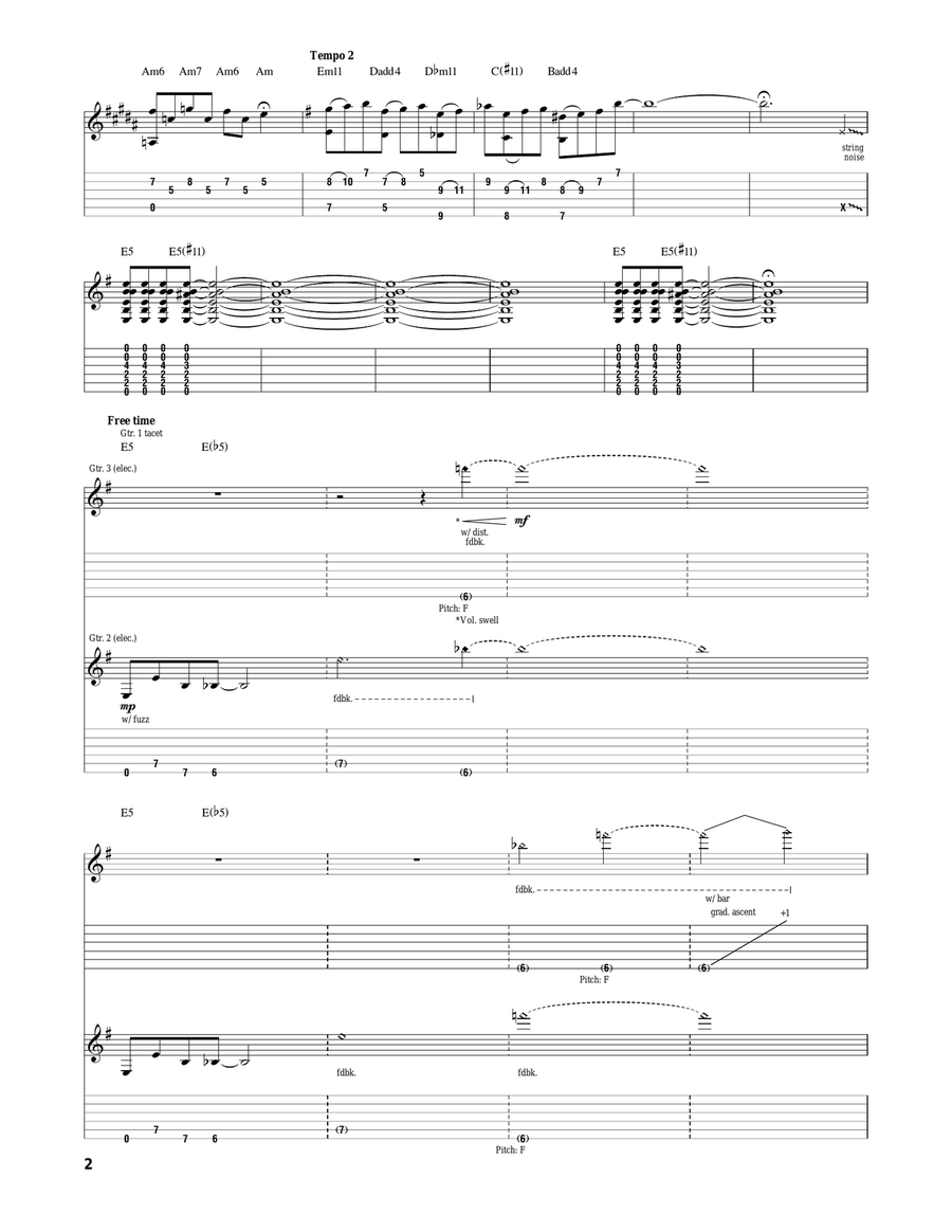 Diggin' Me Down Diggin' Me Down Acoustic Guitar scores gallery preview page 2