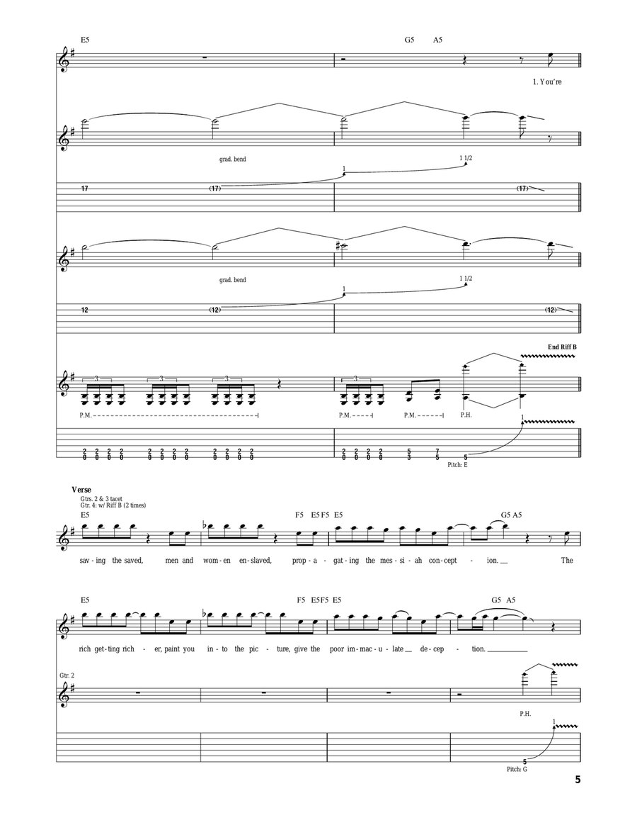 Diggin' Me Down Diggin' Me Down Acoustic Guitar scores gallery preview page 5