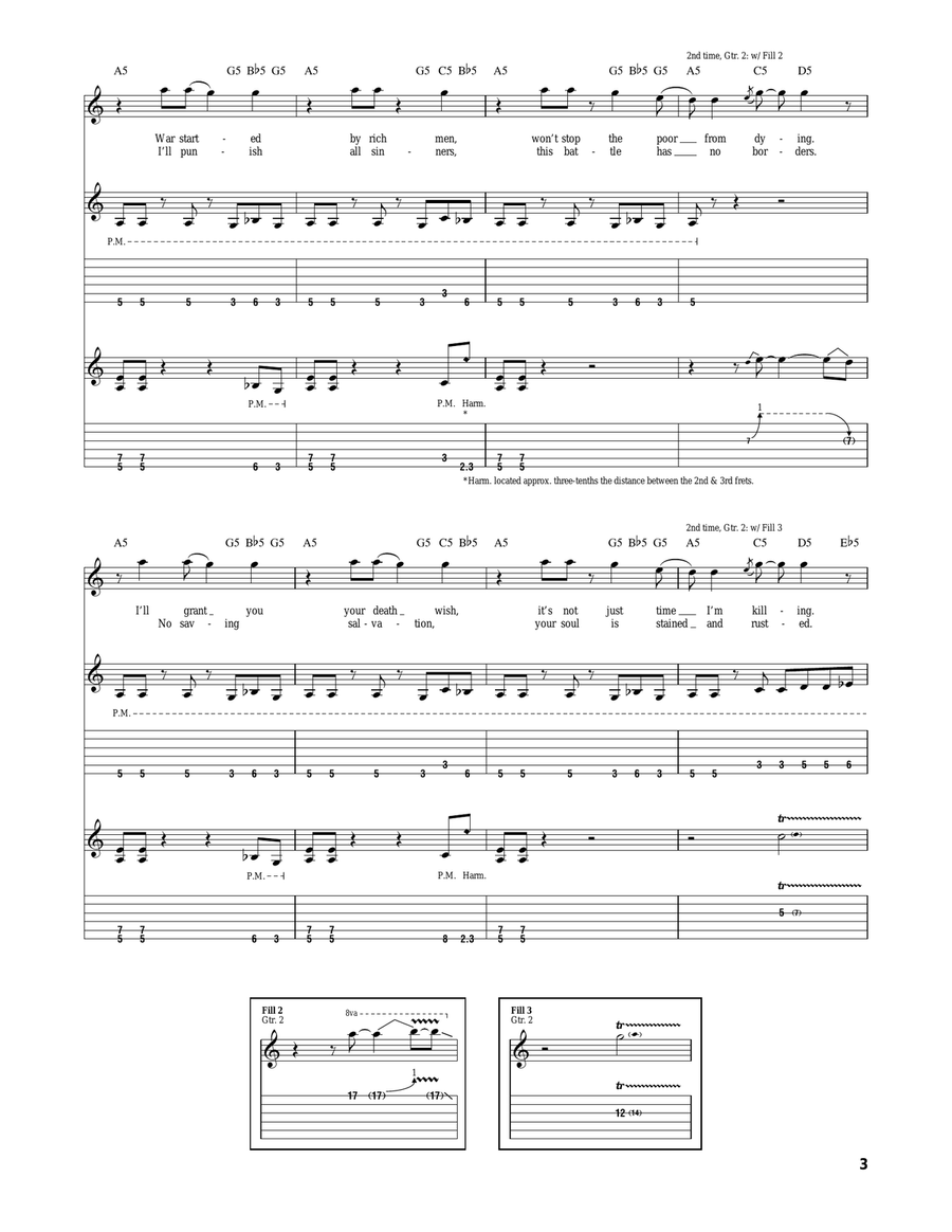 Fearless Fearless Acoustic Guitar scores gallery preview page 3