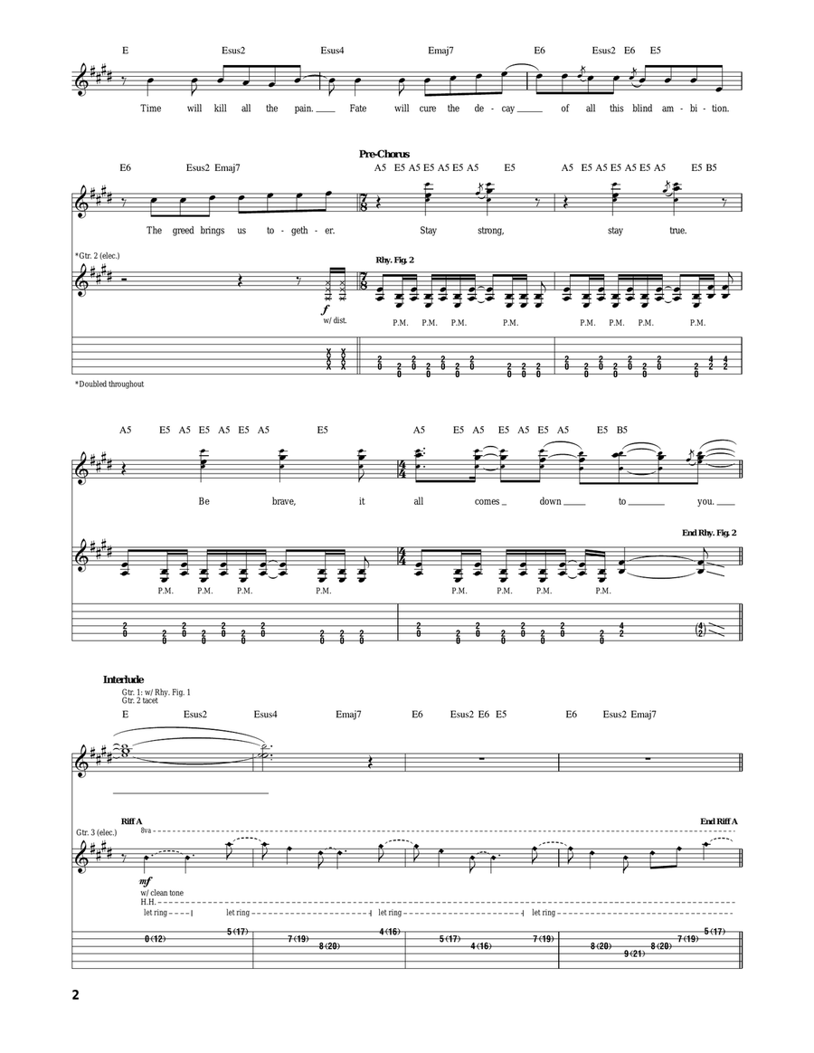 Life Won't Wait Acoustic Guitar scores gallery preview page 2