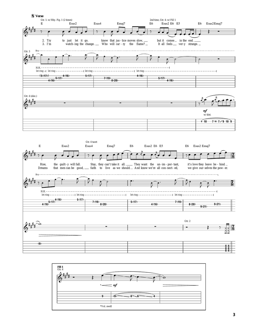 Life Won't Wait Acoustic Guitar scores gallery preview page 3
