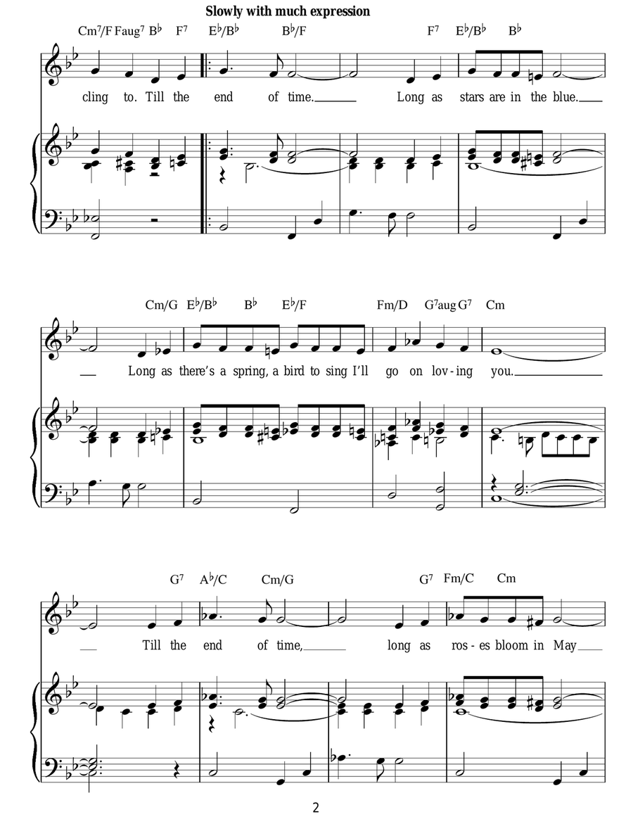 Till The End Of Time Guitar scores gallery preview page 2